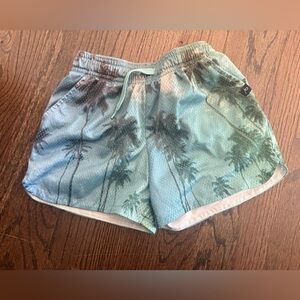 art class Light Blue Palm-Print Mesh Shorts